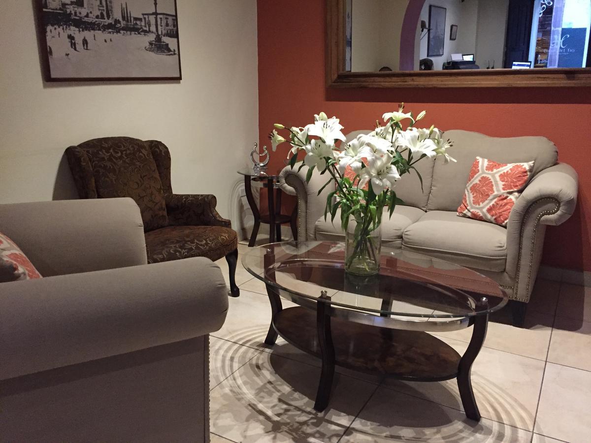 Casa Del Tio Hotel Boutique San Miguel de Allende Bagian luar foto The lobby of the hotel